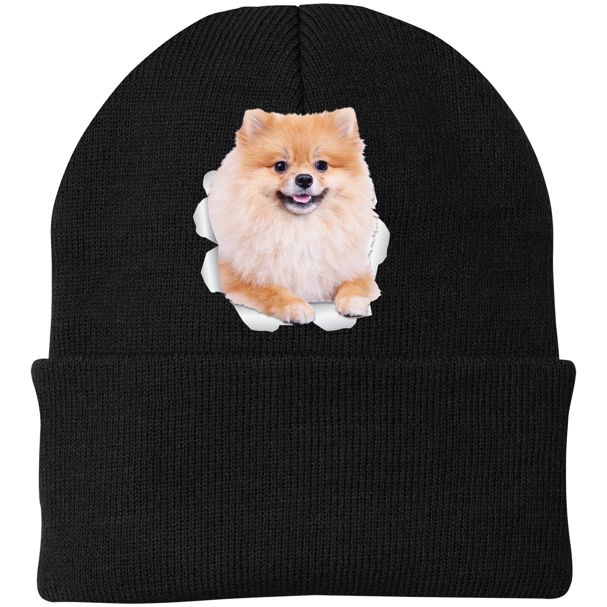 CP90 Port & Company Knit Beanie - Black