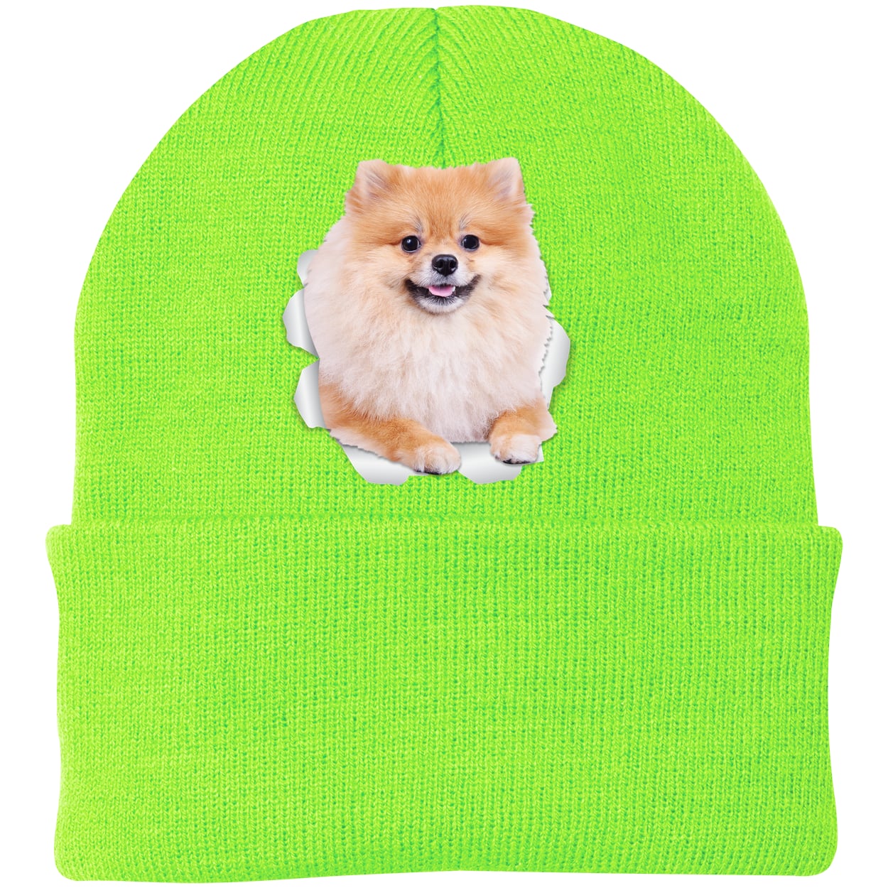 CP90 Port & Company Knit Beanie - Neon Green