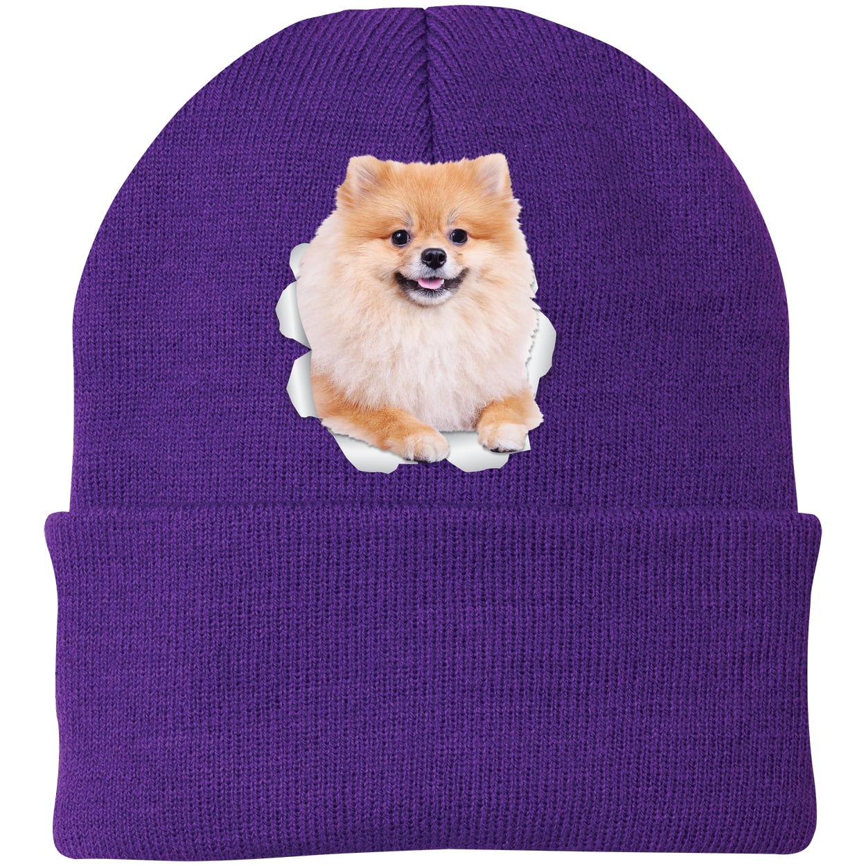 CP90 Port & Company Knit Beanie - Athletic Purple