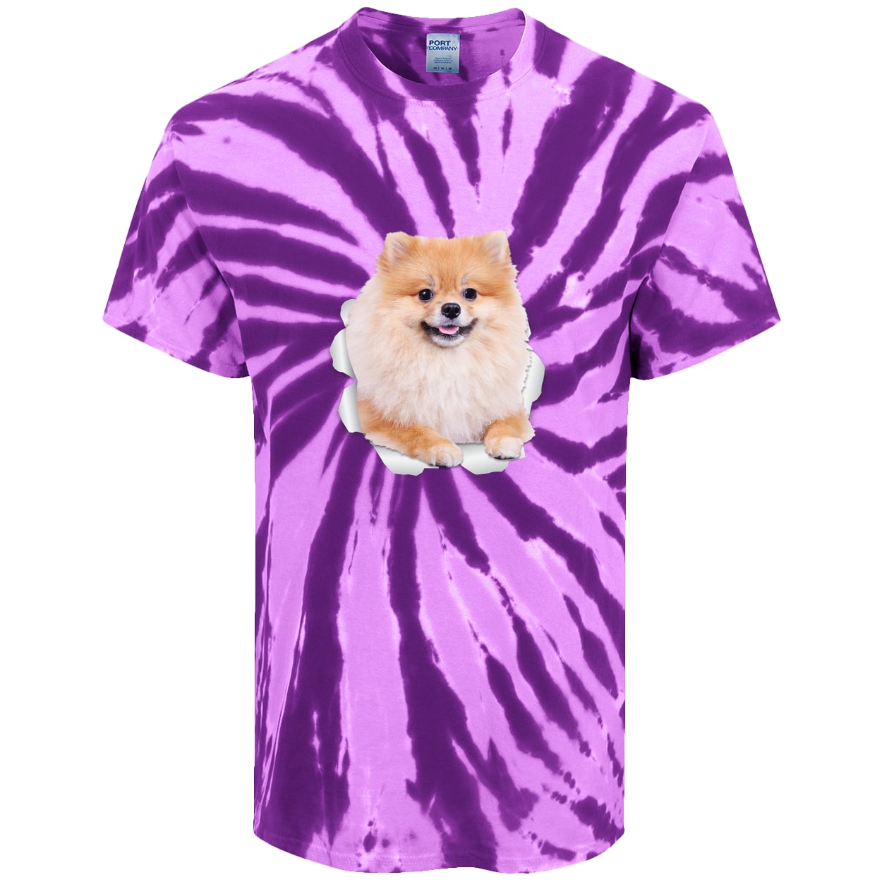 PC147 Port & Company Tie-Dye Tee - Purple