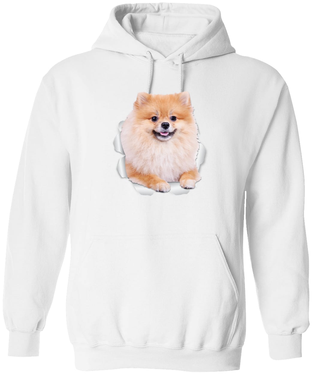 G185 Gildan Pullover Hoodie - White