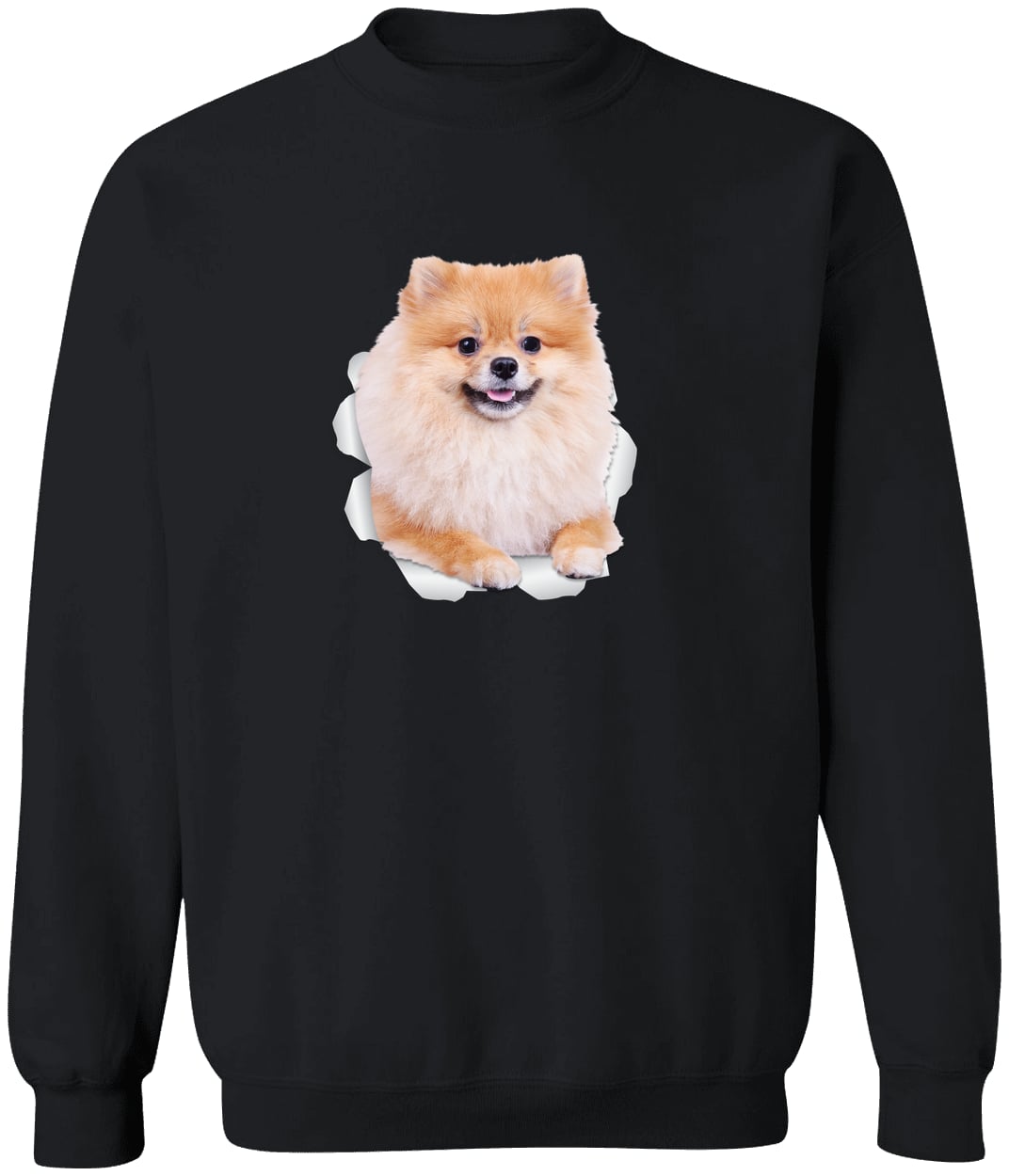 G180 Gildan Crewneck Pullover Sweatshirt - Black