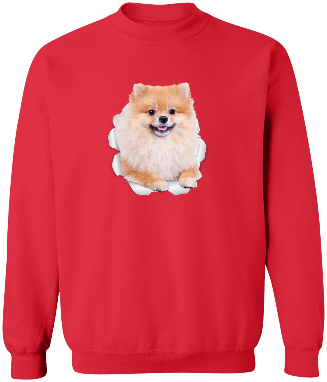 G180 Gildan Crewneck Pullover Sweatshirt - Red