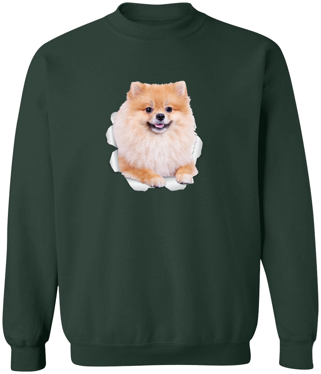 G180 Gildan Crewneck Pullover Sweatshirt - Forest Green