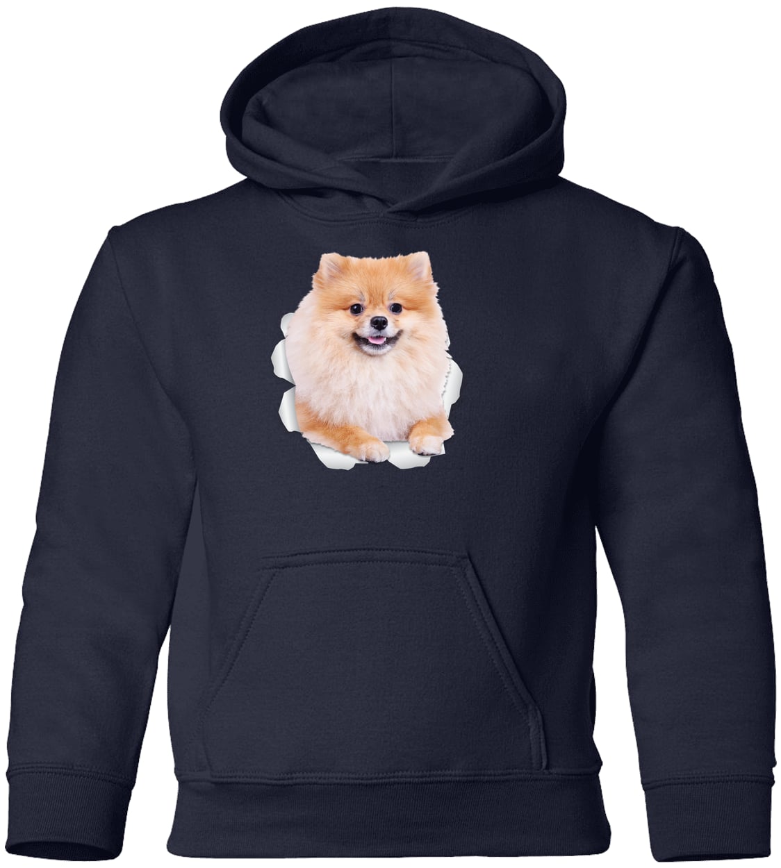 G185B Gildan Youth Pullover Hoodie - Navy