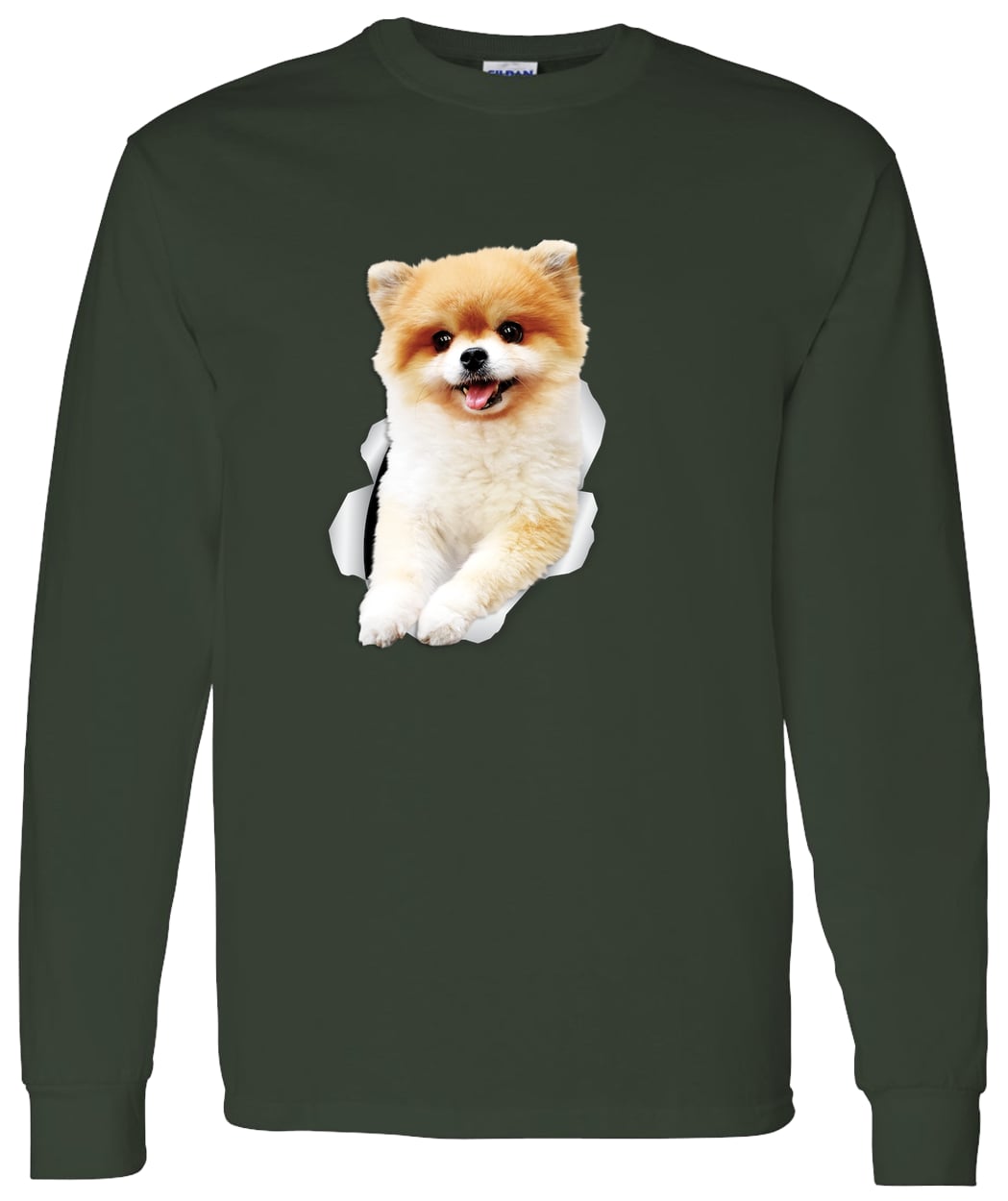 G540 LS T-Shirt 5.3 oz. - Forest Green