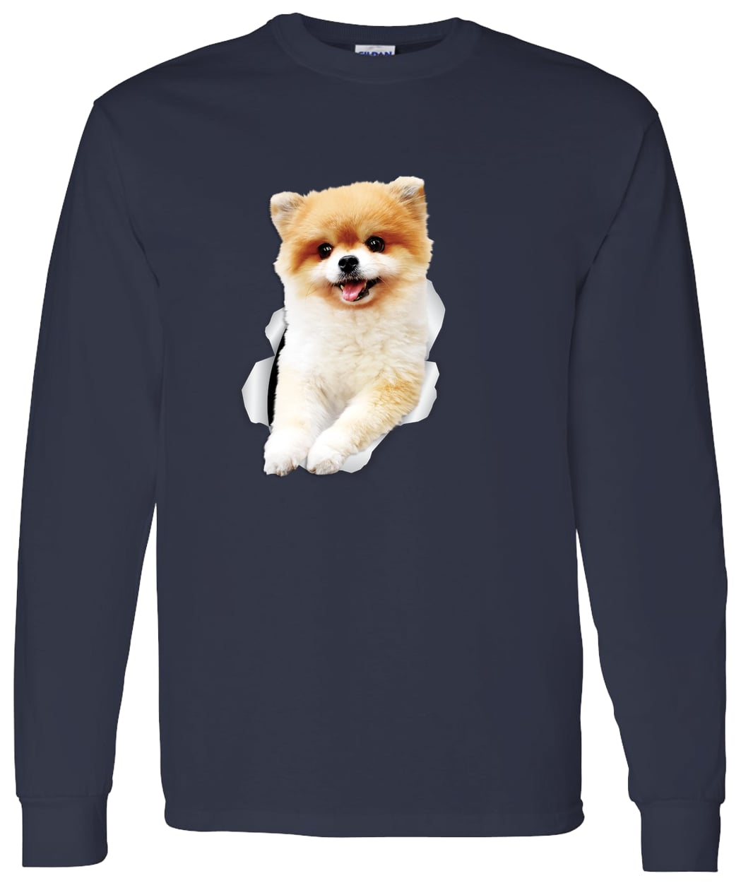 G540 LS T-Shirt 5.3 oz. - Navy