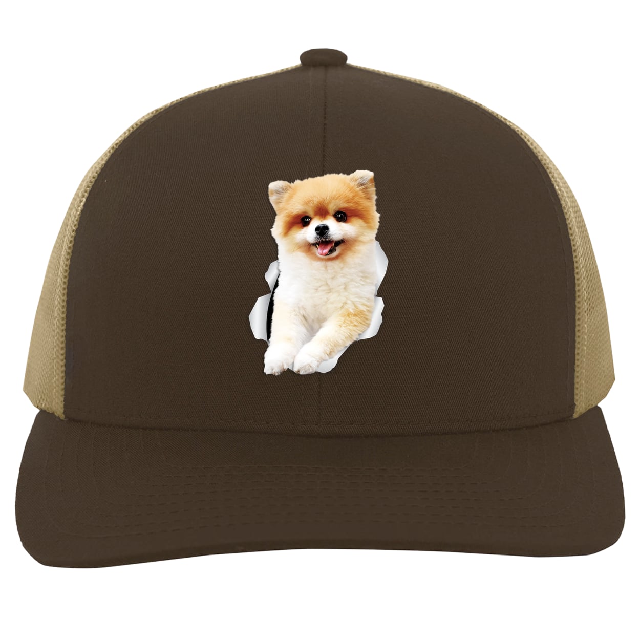104C Trucker Snap Back - Brown/Khaki