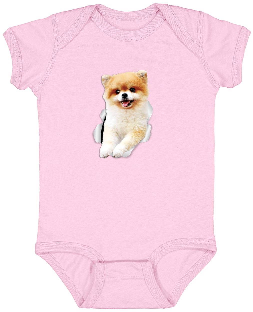 4424 Infant Fine Jersey Bodysuit - Pink