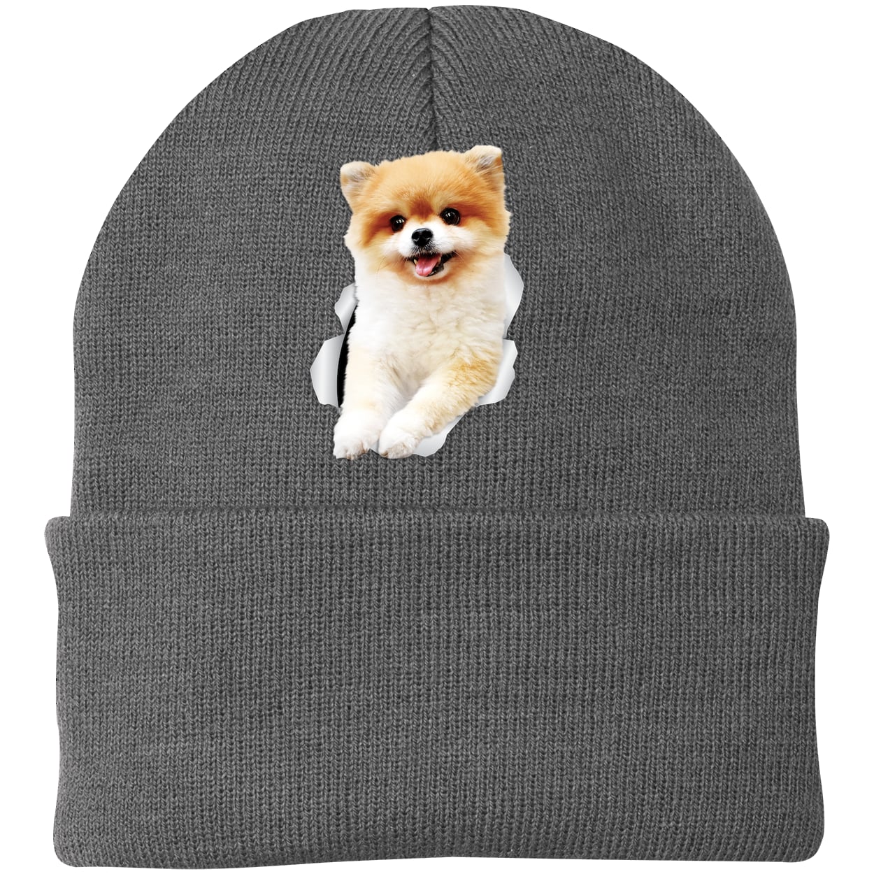 CP90 Port & Company Knit Beanie - Athletic Oxford