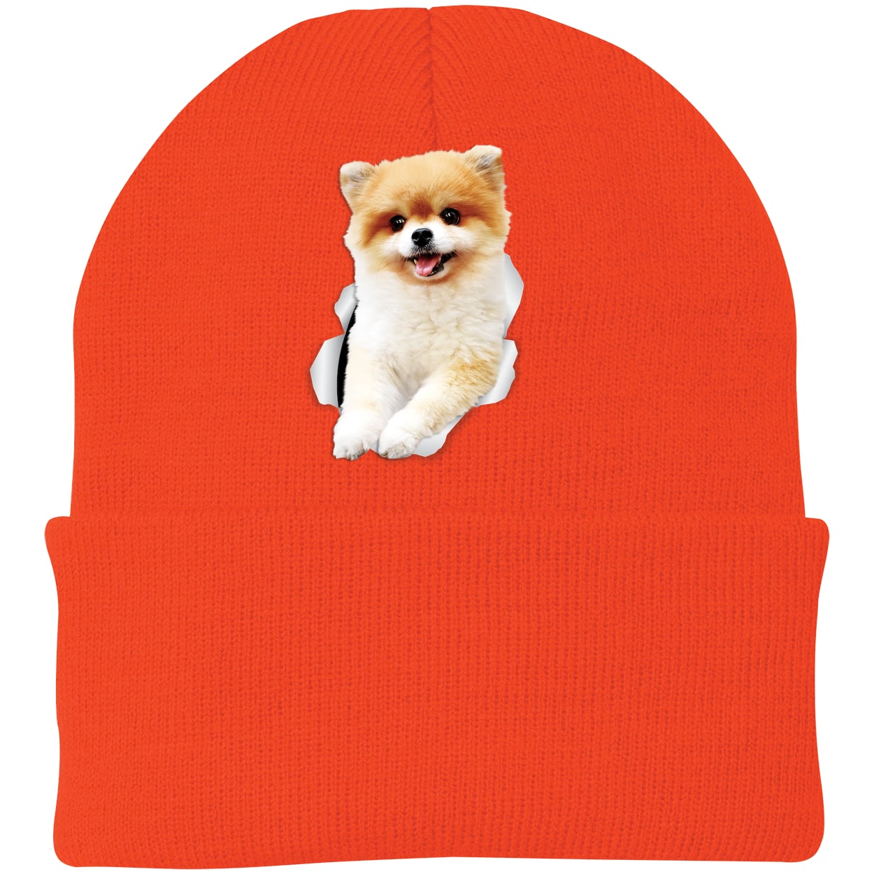 CP90 Port & Company Knit Beanie - Athletic Orange