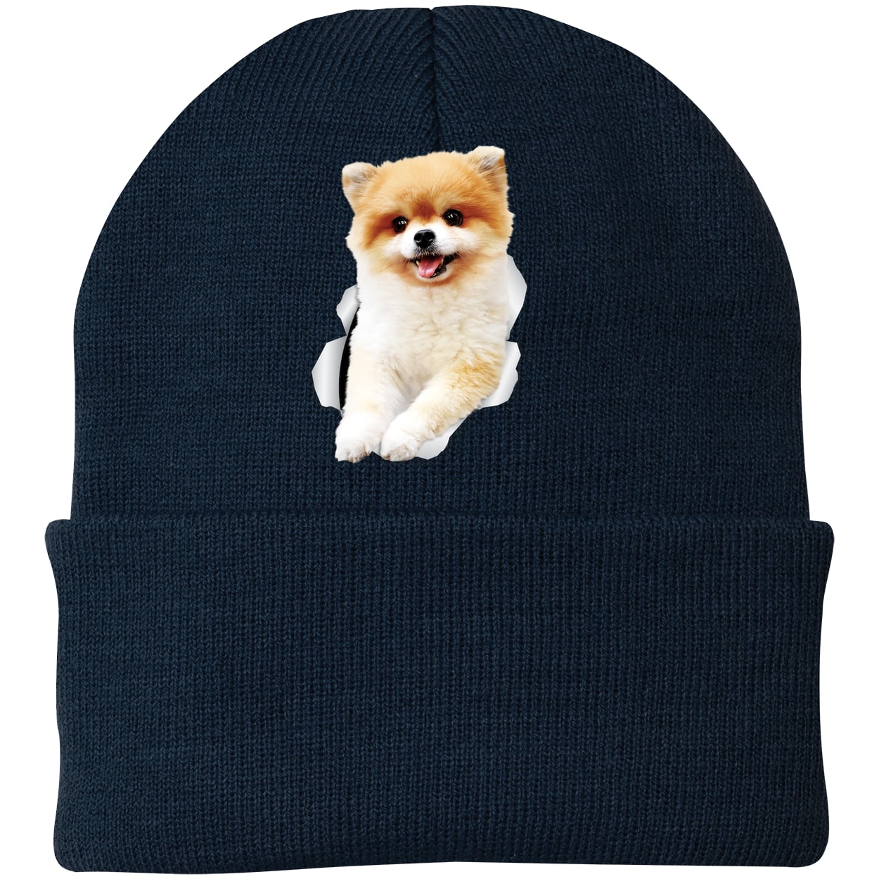 CP90 Port & Company Knit Beanie - Navy