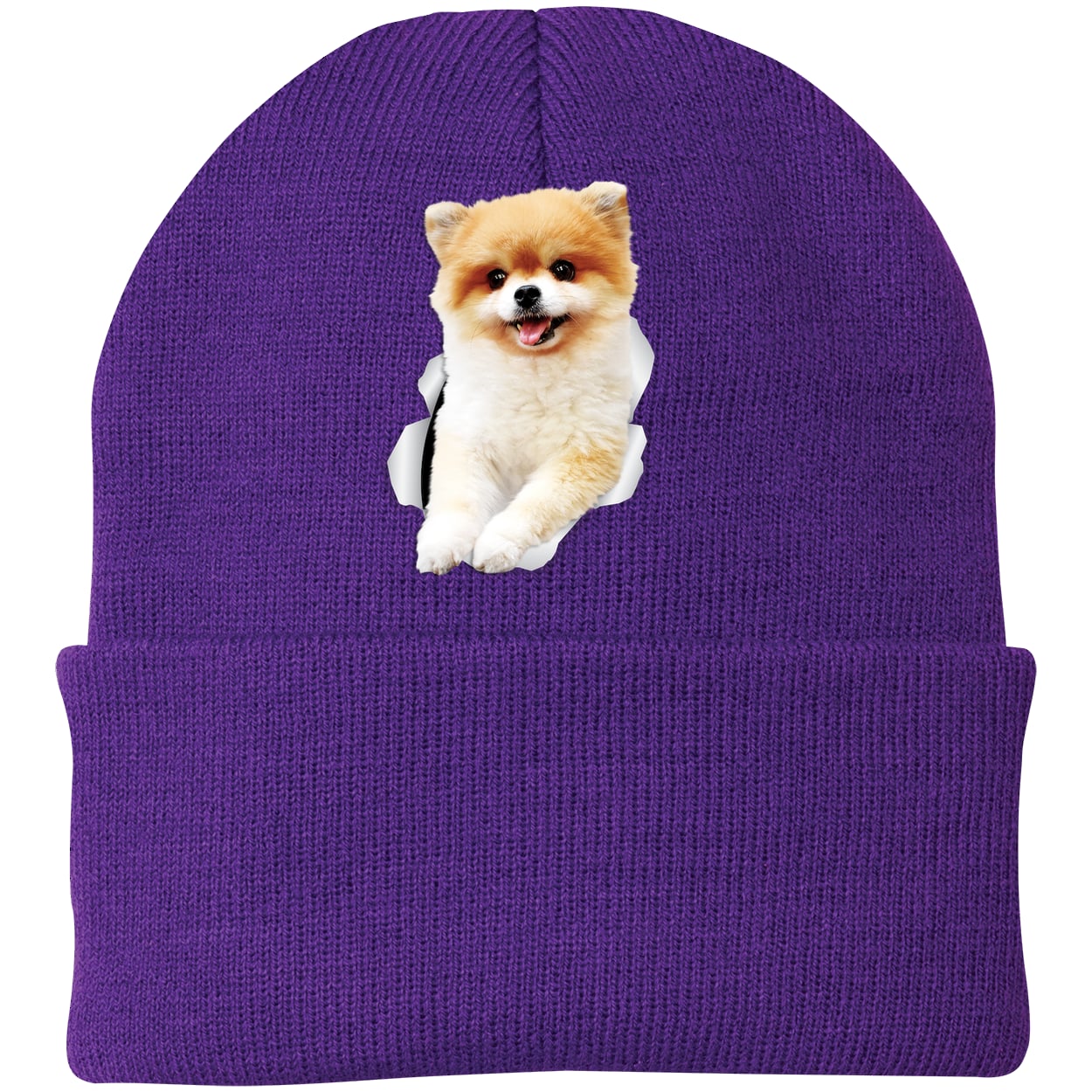 CP90 Port & Company Knit Beanie - Athletic Purple