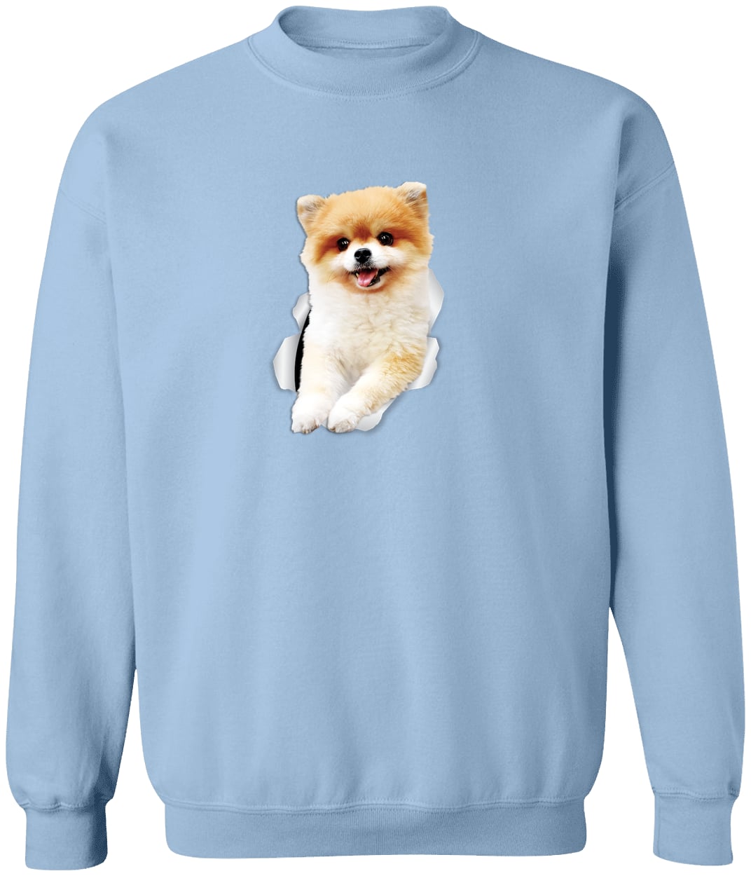 G180 Gildan Crewneck Pullover Sweatshirt - Light Blue