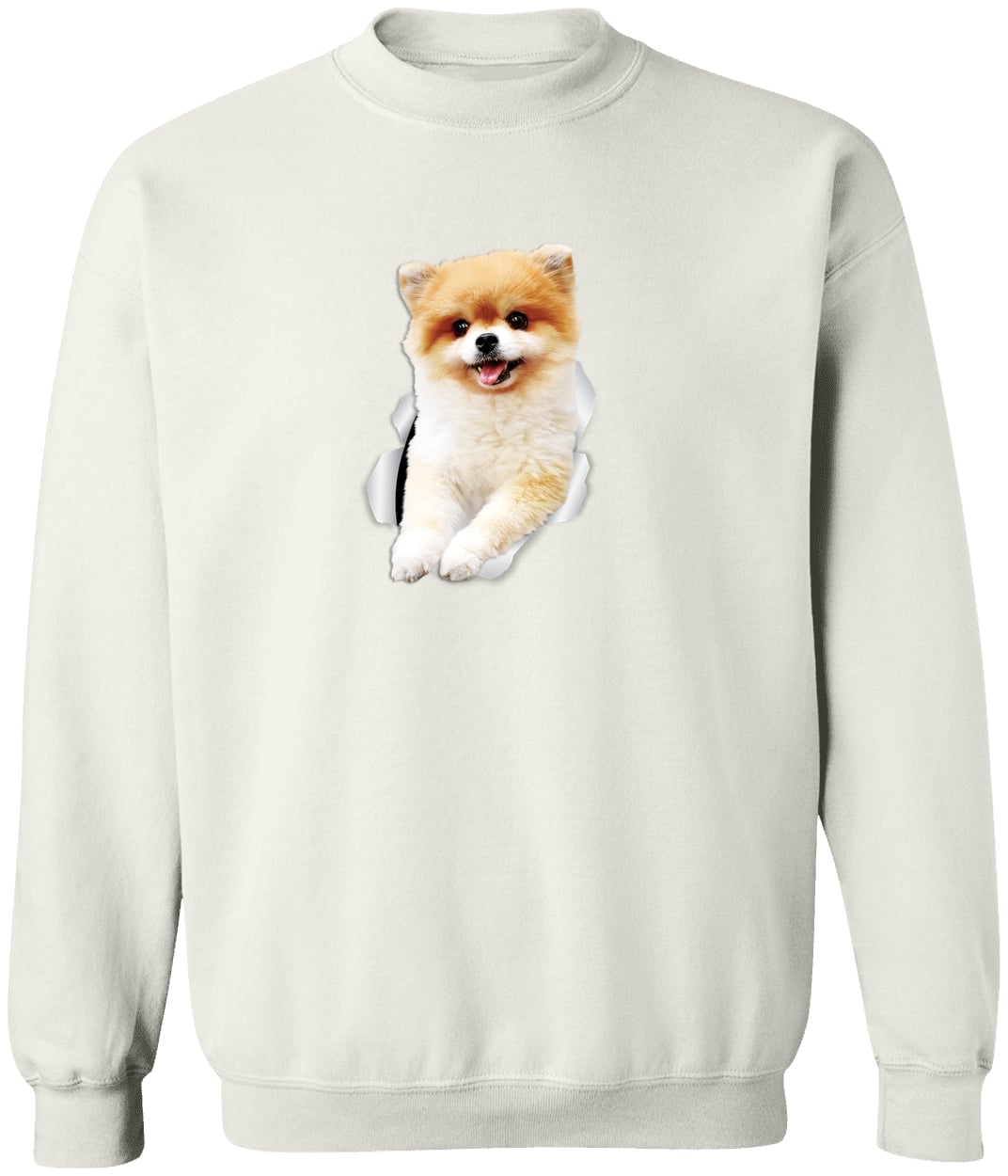 G180 Gildan Crewneck Pullover Sweatshirt - White