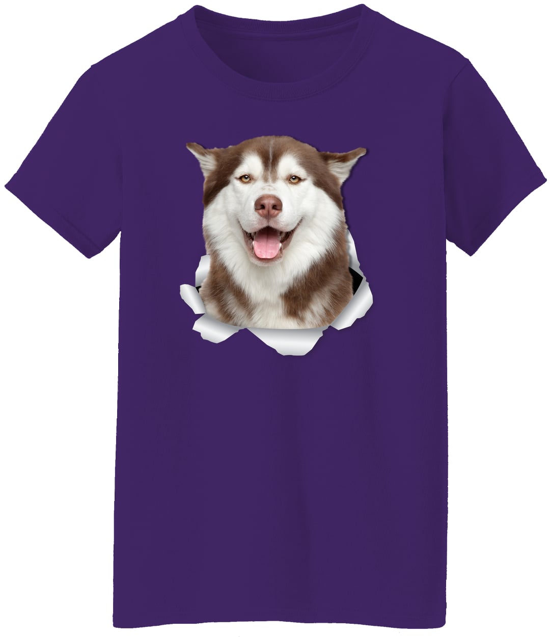 G500L Ladies' 5.3 oz. T-Shirt - Purple