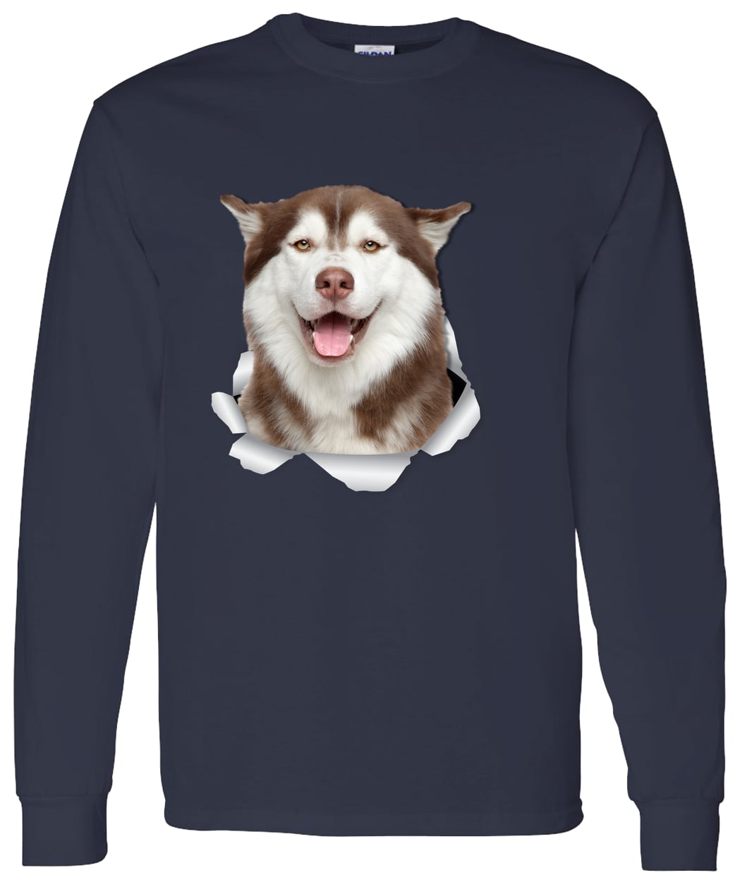 G540 LS T-Shirt 5.3 oz. - Navy