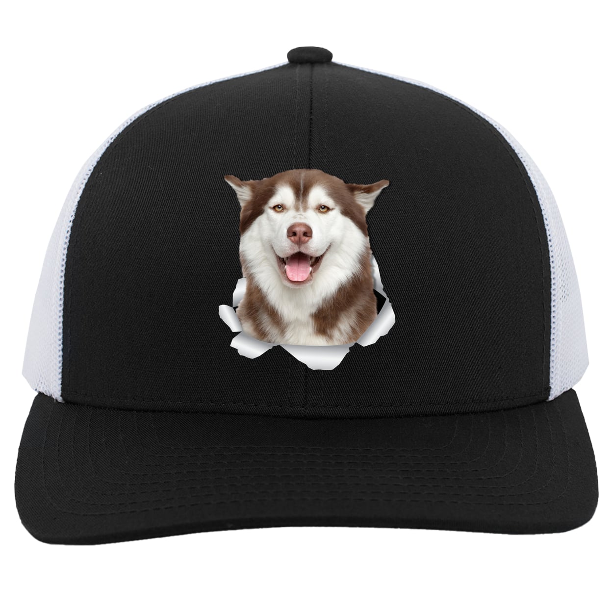 104C Trucker Snap Back - Black/White