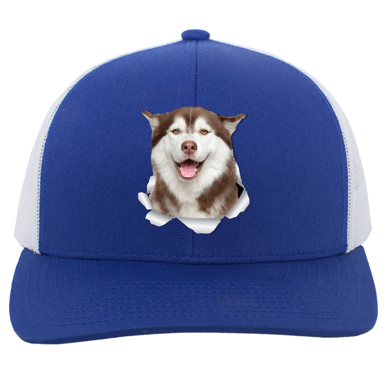 104C Trucker Snap Back - Royal/White