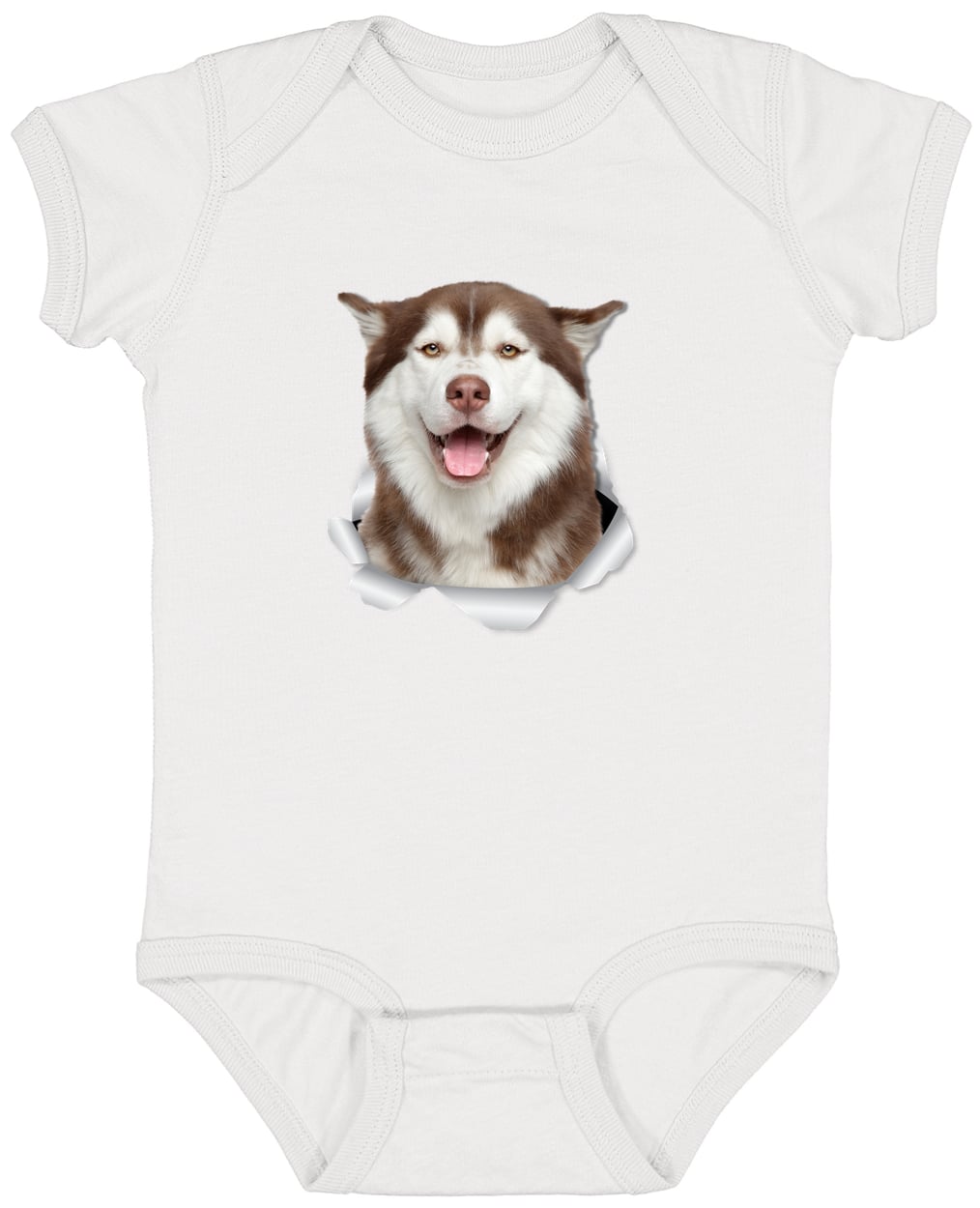 4424 Infant Fine Jersey Bodysuit - White