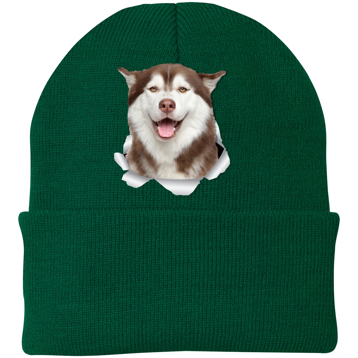 CP90 Port & Company Knit Beanie - Athletic Green