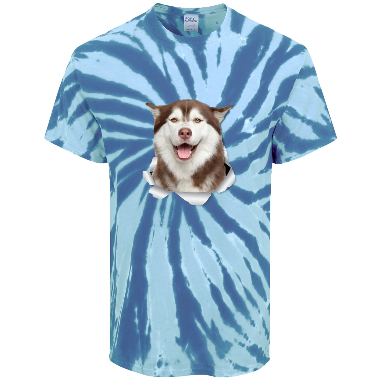 PC147 Port & Company Tie-Dye Tee - Royal