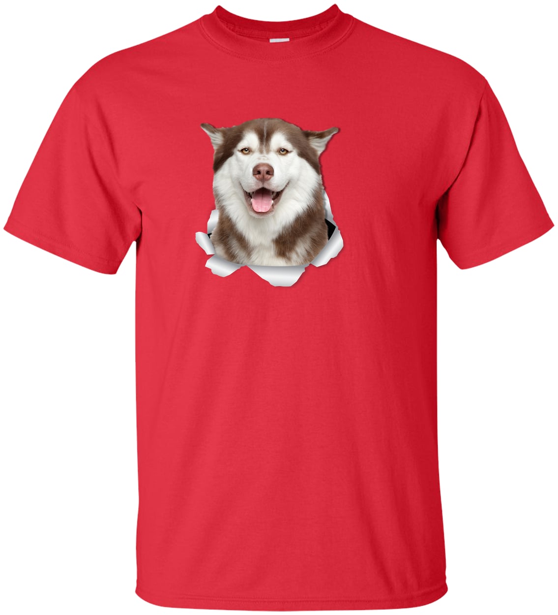 G200T Gildan Mens Tall Ultra Cotton Tee - Red
