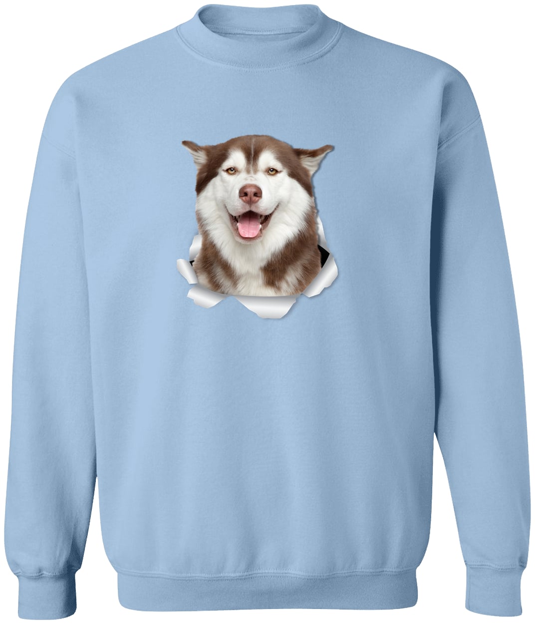 G180 Gildan Crewneck Pullover Sweatshirt - Light Blue