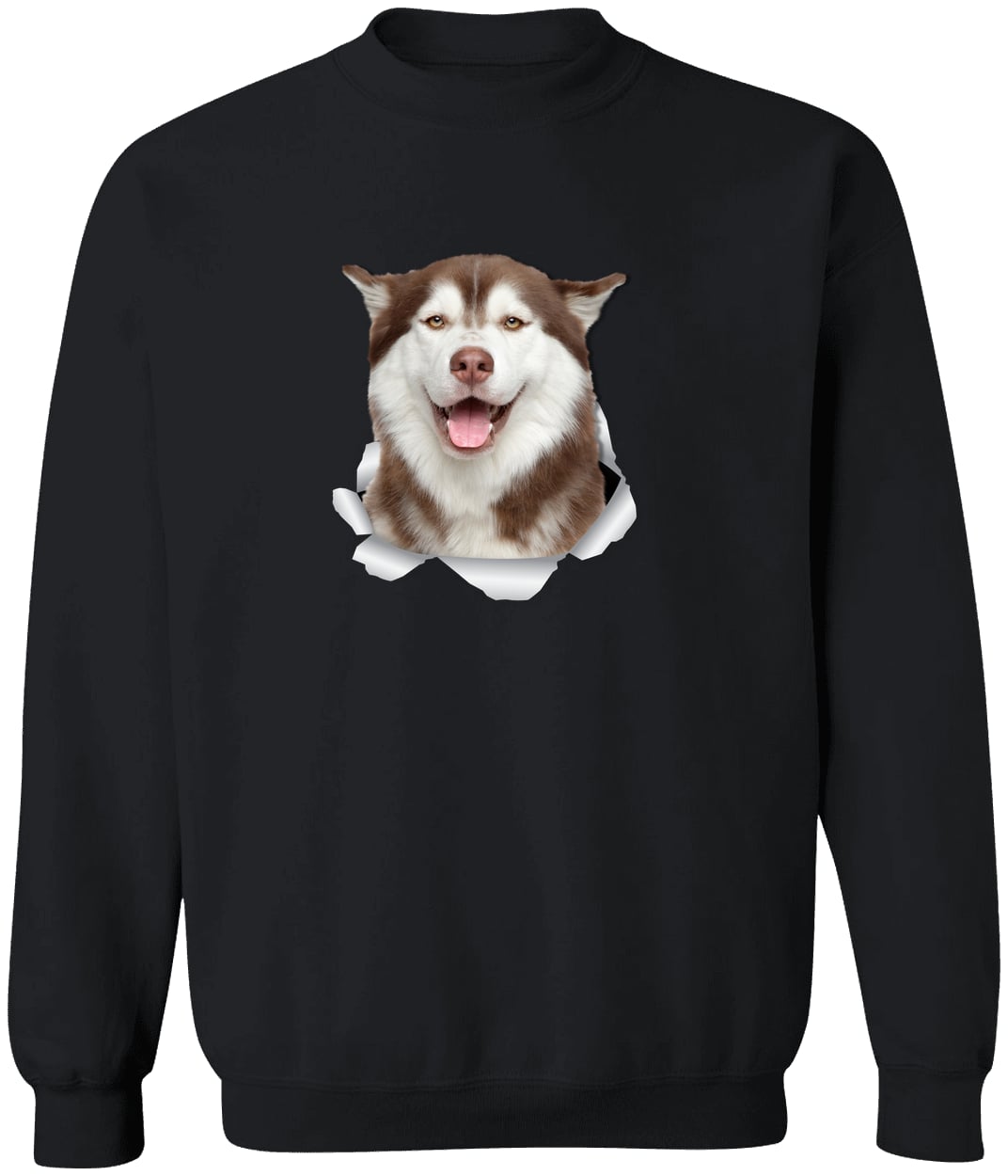 G180 Gildan Crewneck Pullover Sweatshirt - Black