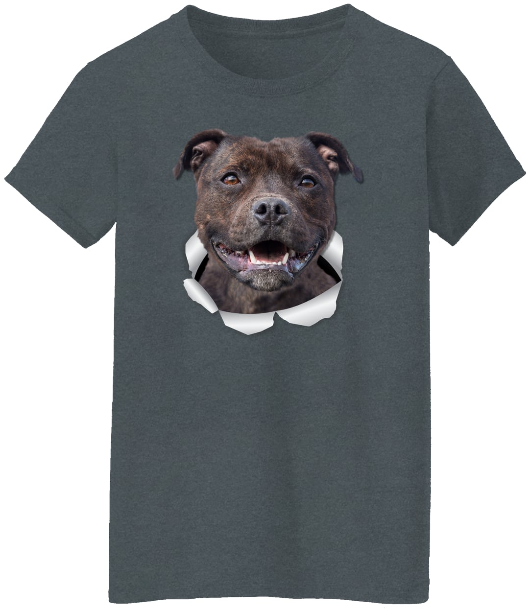 G500L Ladies' 5.3 oz. T-Shirt - Dark Heather