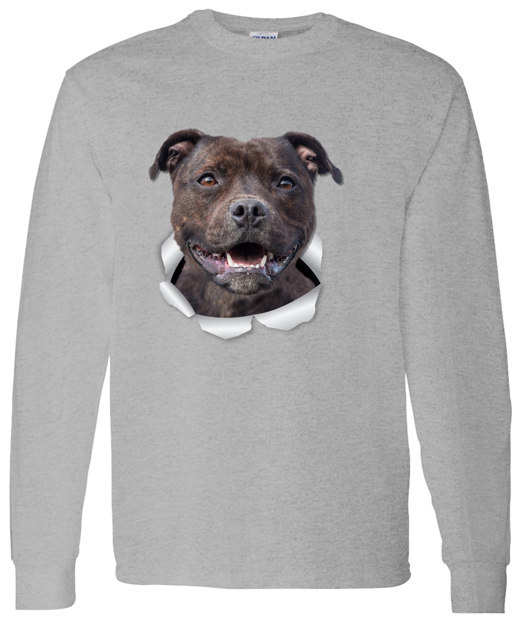 G540 LS T-Shirt 5.3 oz. - Sport Grey
