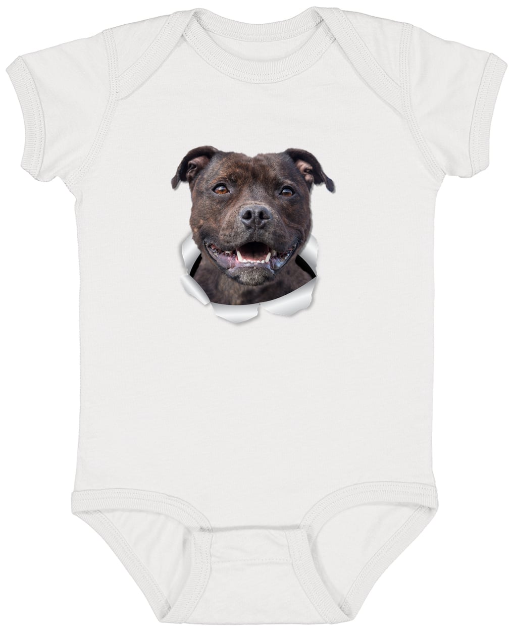 4424 Infant Fine Jersey Bodysuit - White