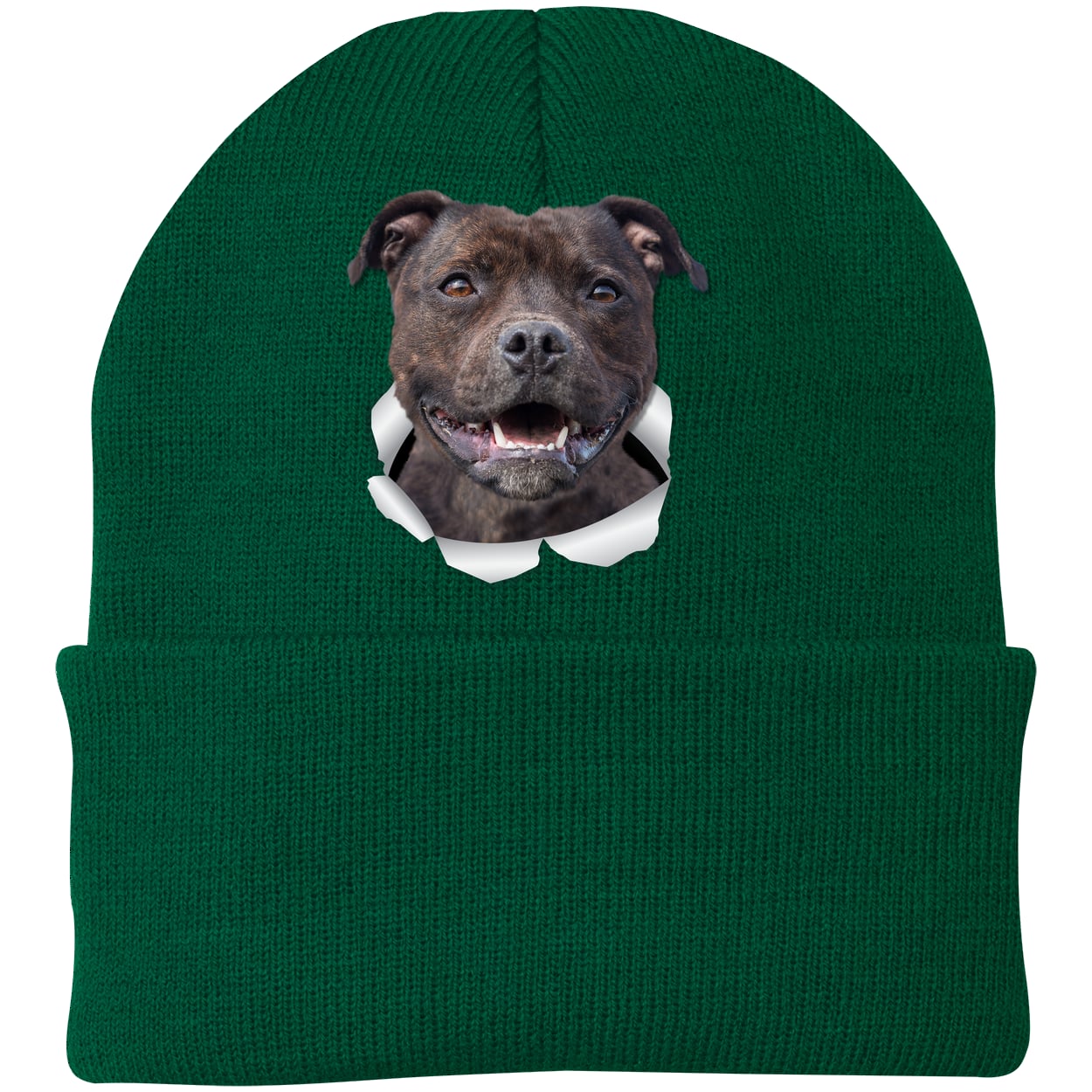 CP90 Port & Company Knit Beanie - Athletic Green
