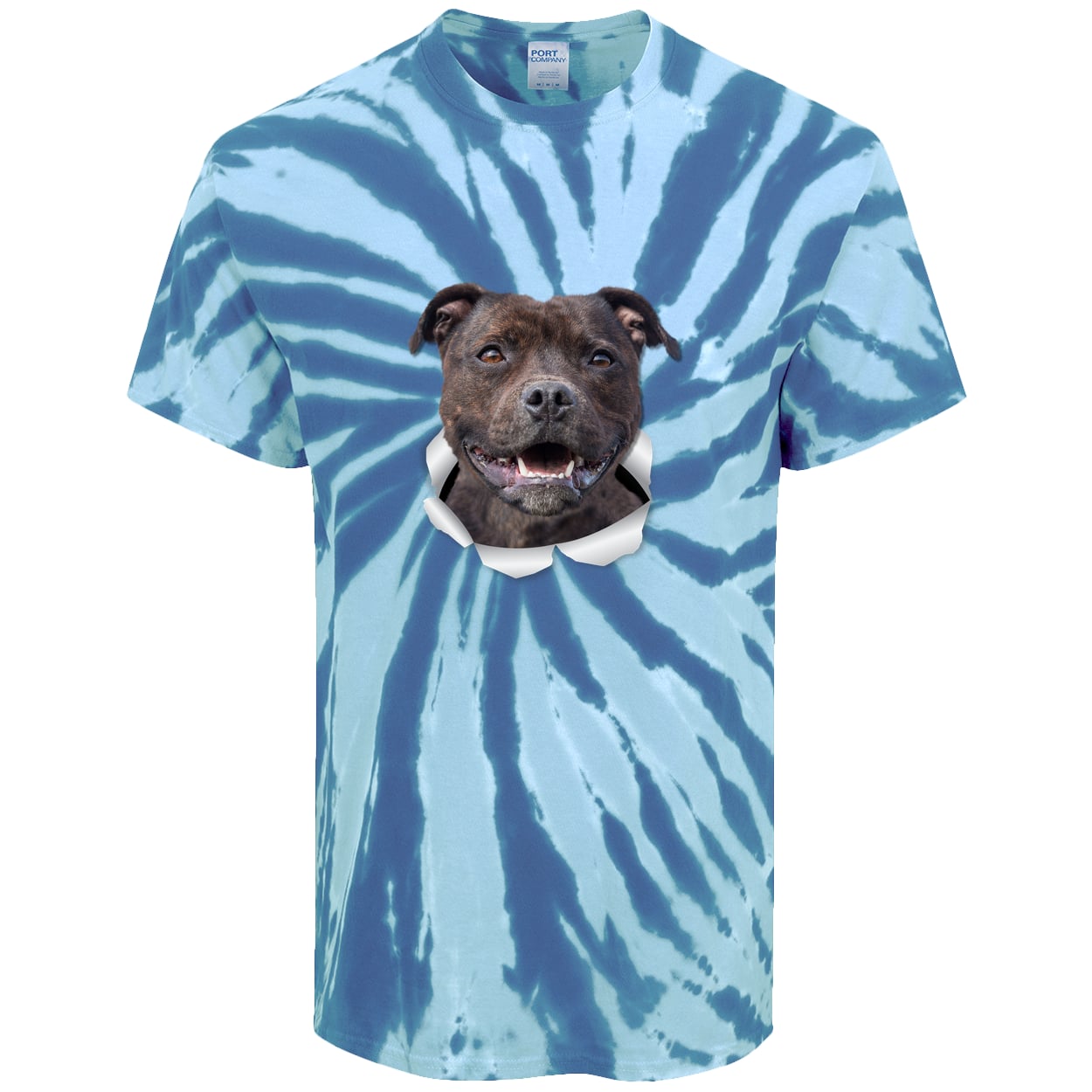 PC147 Port & Company Tie-Dye Tee - Royal