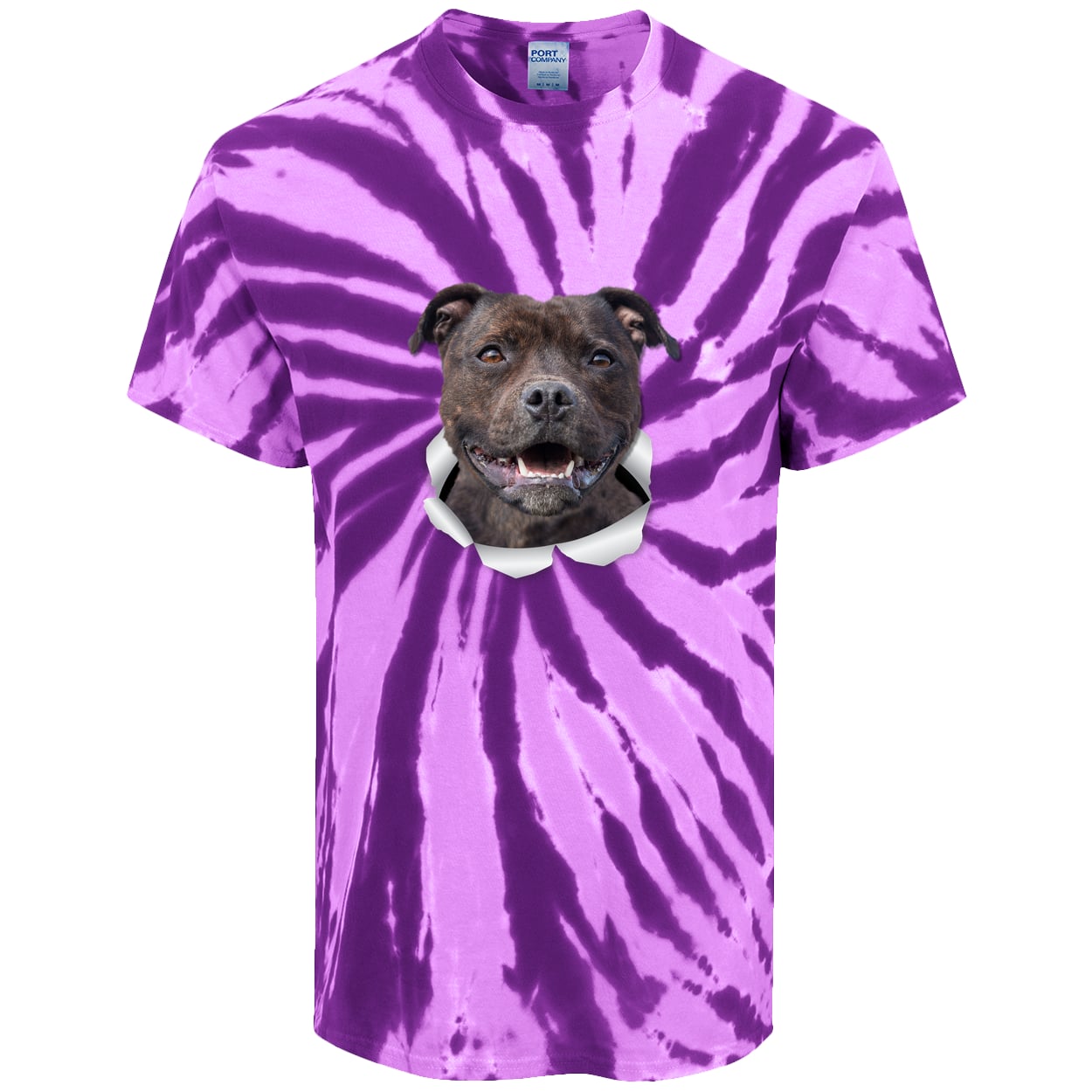 PC147 Port & Company Tie-Dye Tee - Purple