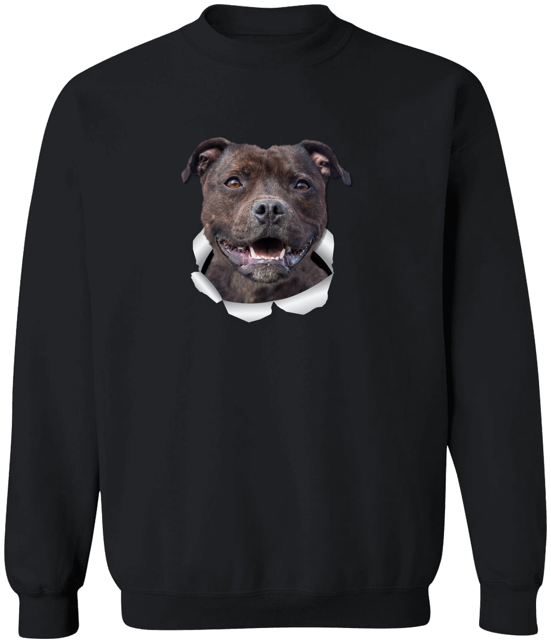 G180 Gildan Crewneck Pullover Sweatshirt - Black