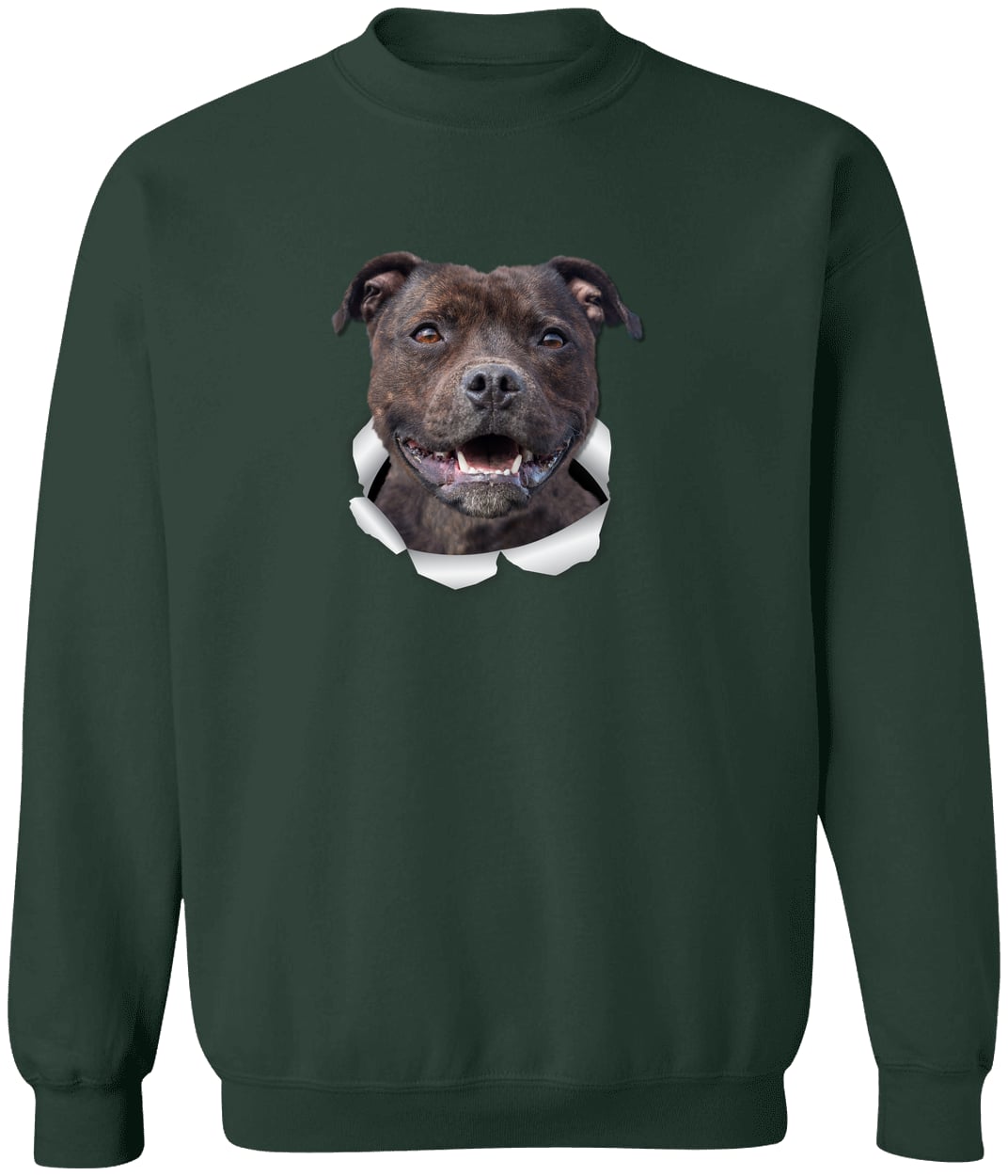 G180 Gildan Crewneck Pullover Sweatshirt - Forest Green