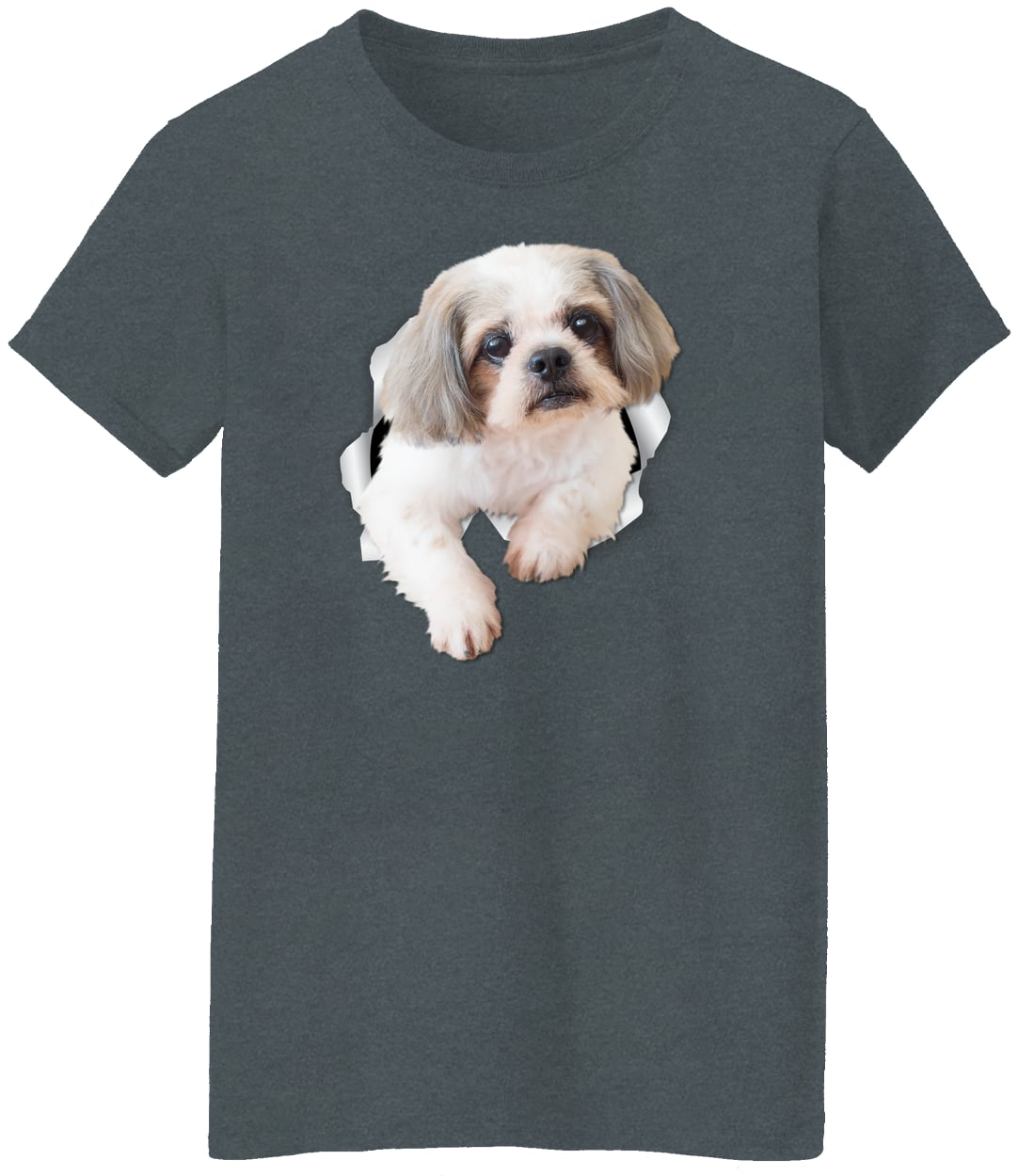G500L Ladies' 5.3 oz. T-Shirt - Dark Heather