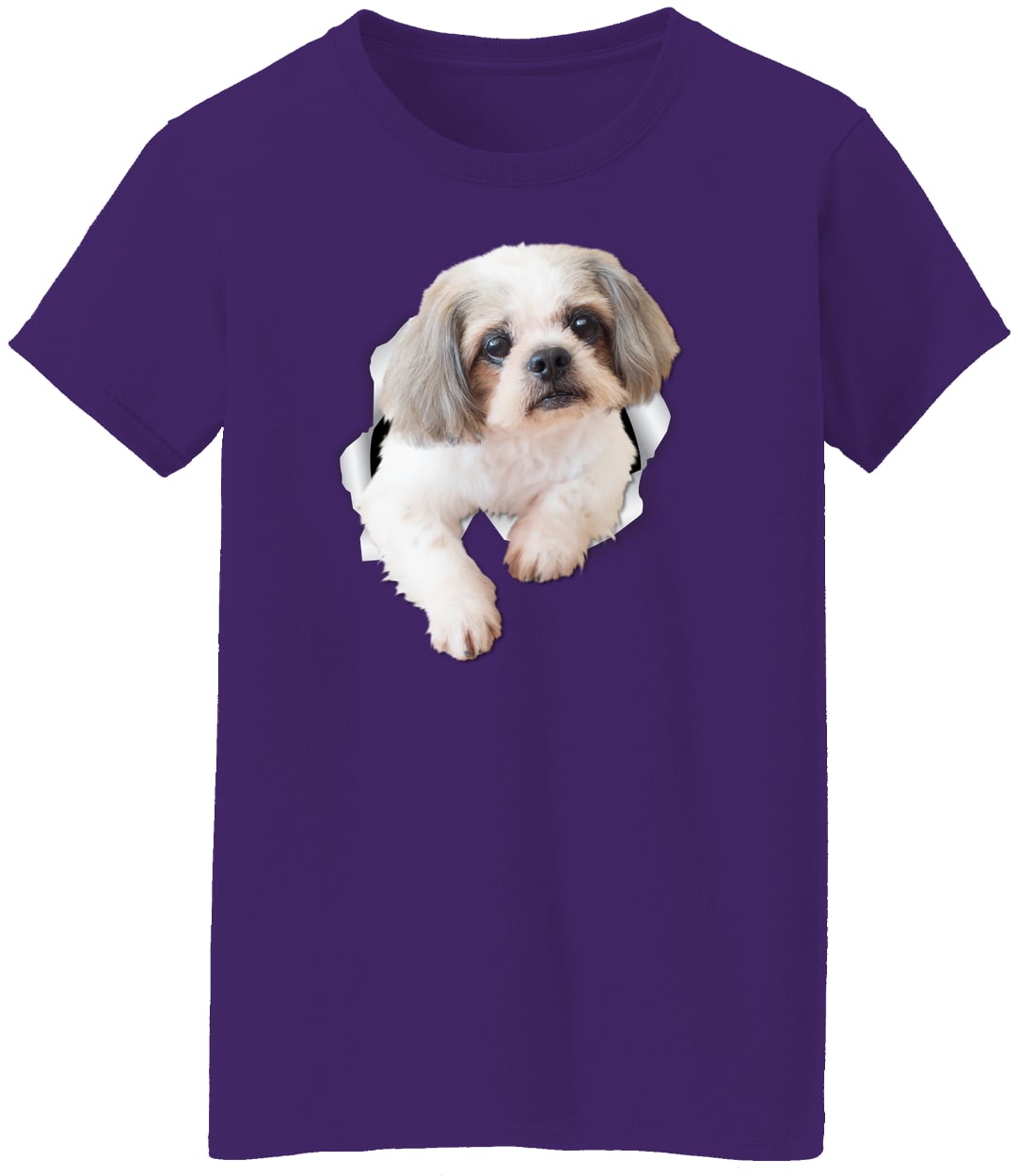 G500L Ladies' 5.3 oz. T-Shirt - Purple
