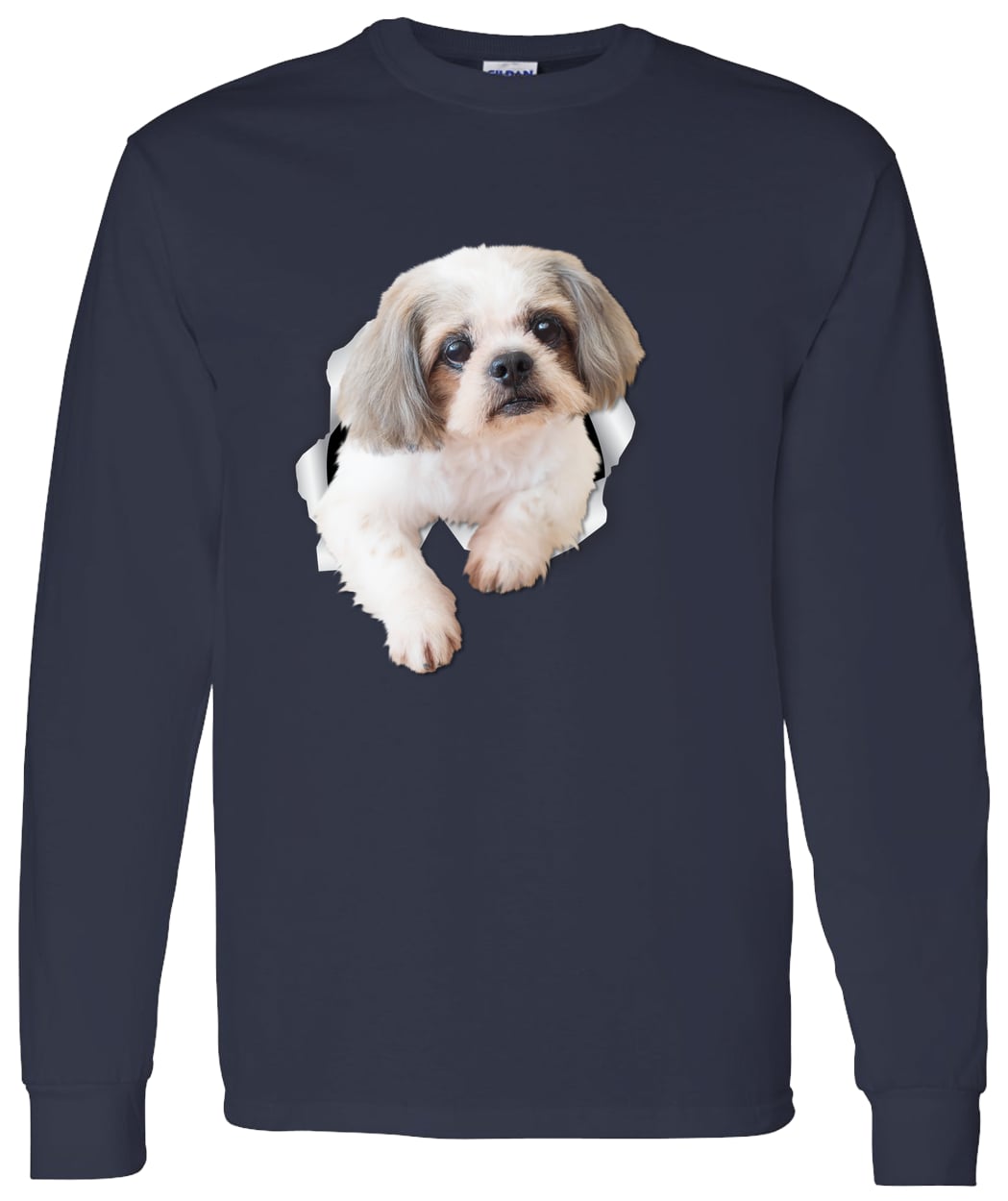 G540 LS T-Shirt 5.3 oz. - Navy
