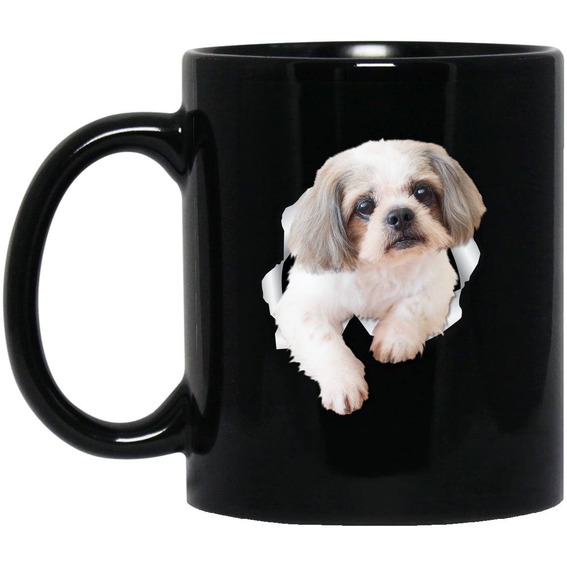BM11OZ 11oz Black Mug Design Preview