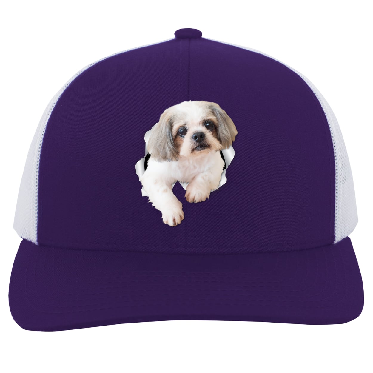 104C Trucker Snap Back - Purple/White