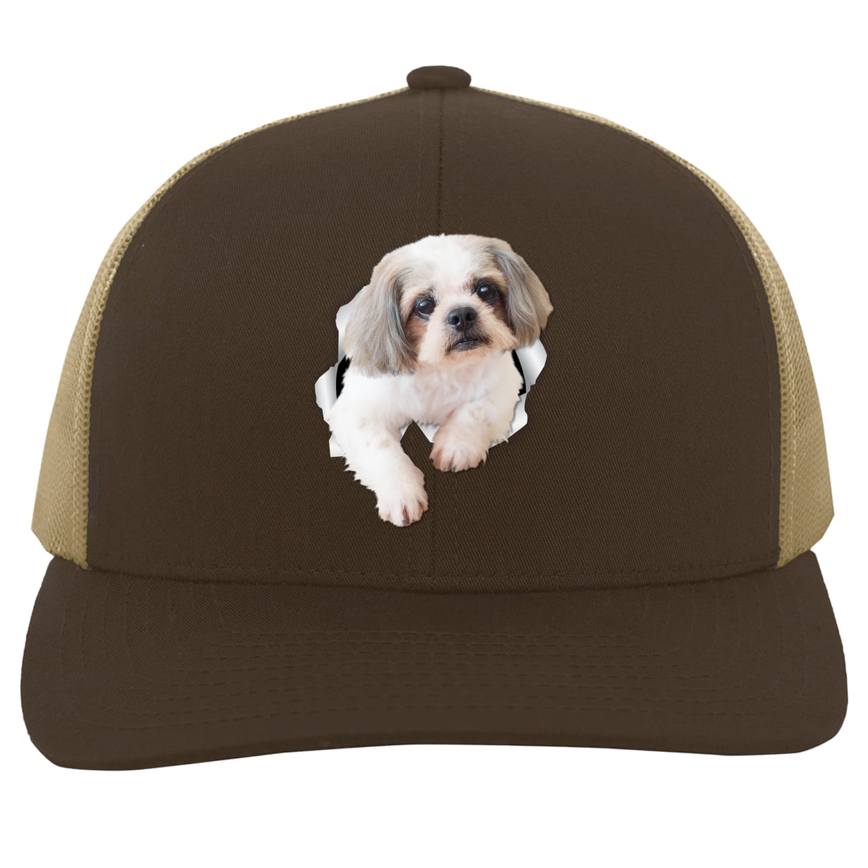 104C Trucker Snap Back - Brown/Khaki