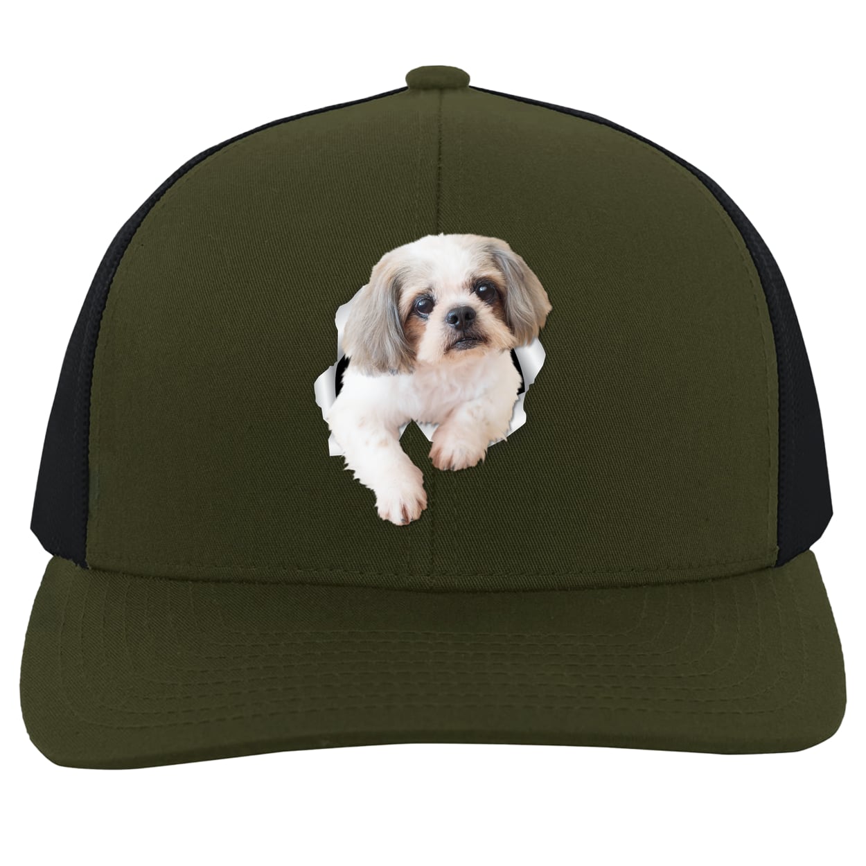 104C Trucker Snap Back - Moss/Charcoal