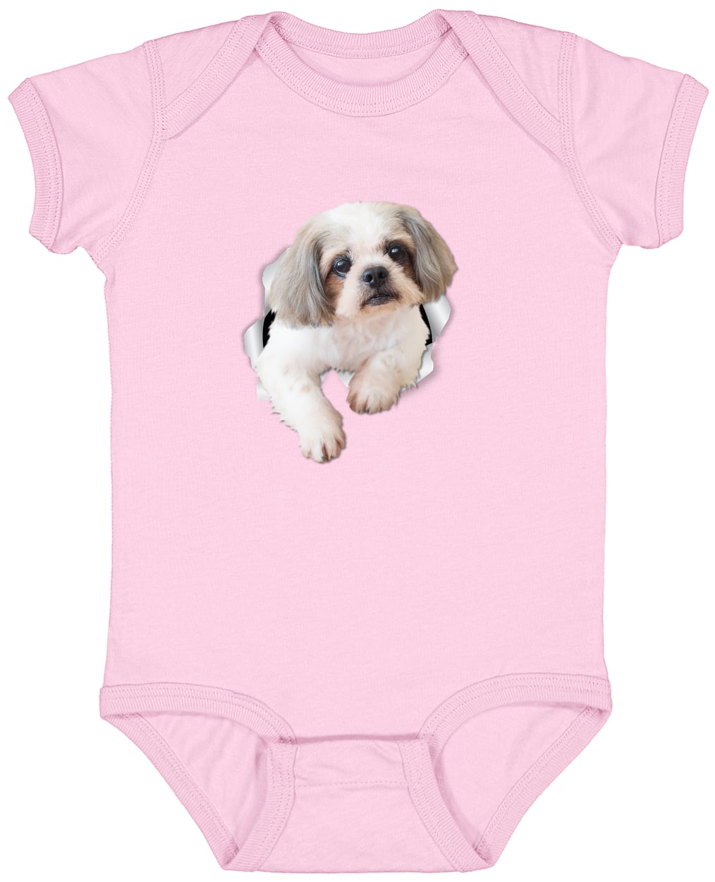 4424 Infant Fine Jersey Bodysuit - Pink