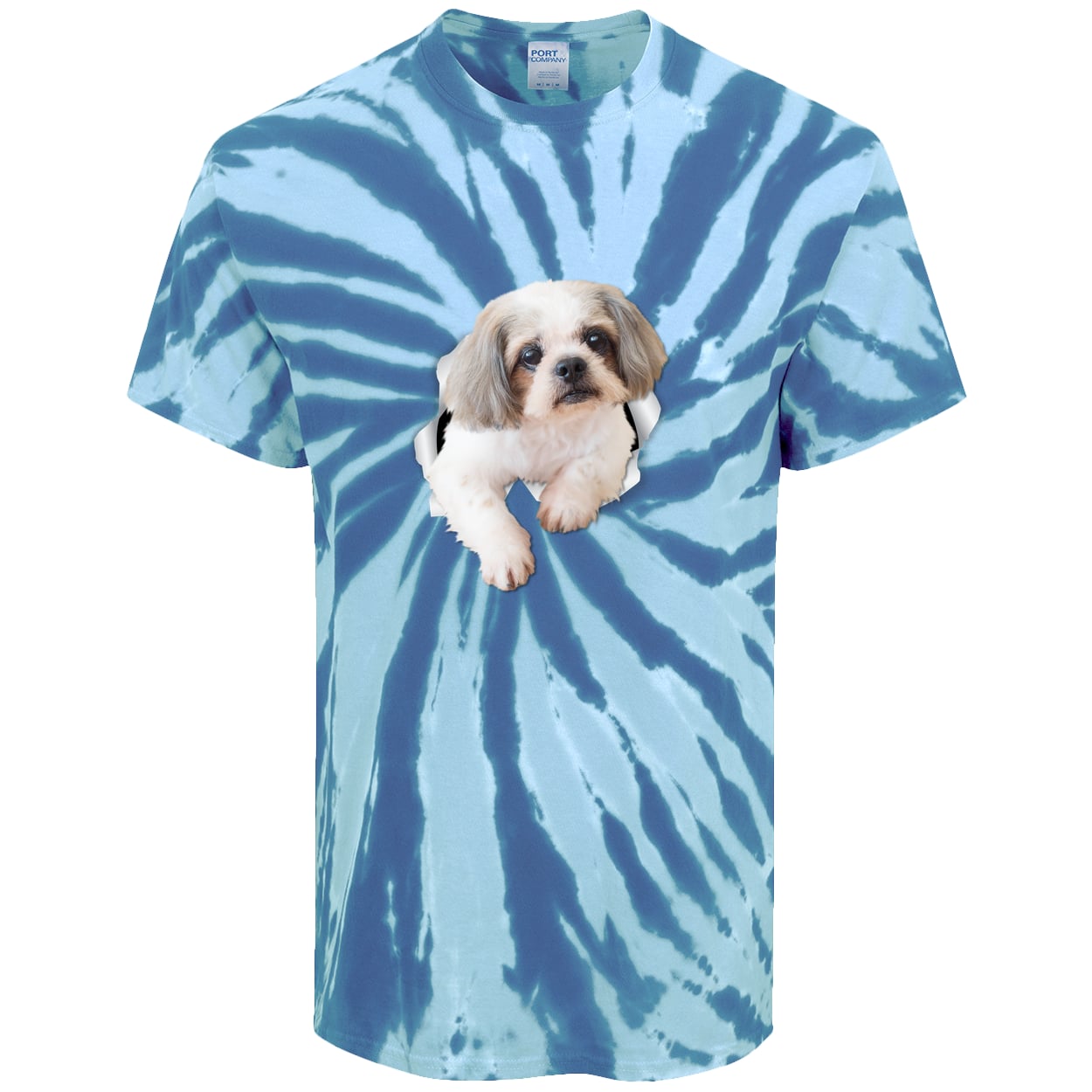 PC147 Port & Company Tie-Dye Tee - Royal