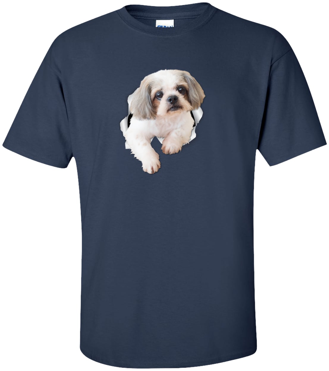 G200T Gildan Mens Tall Ultra Cotton Tee - Navy