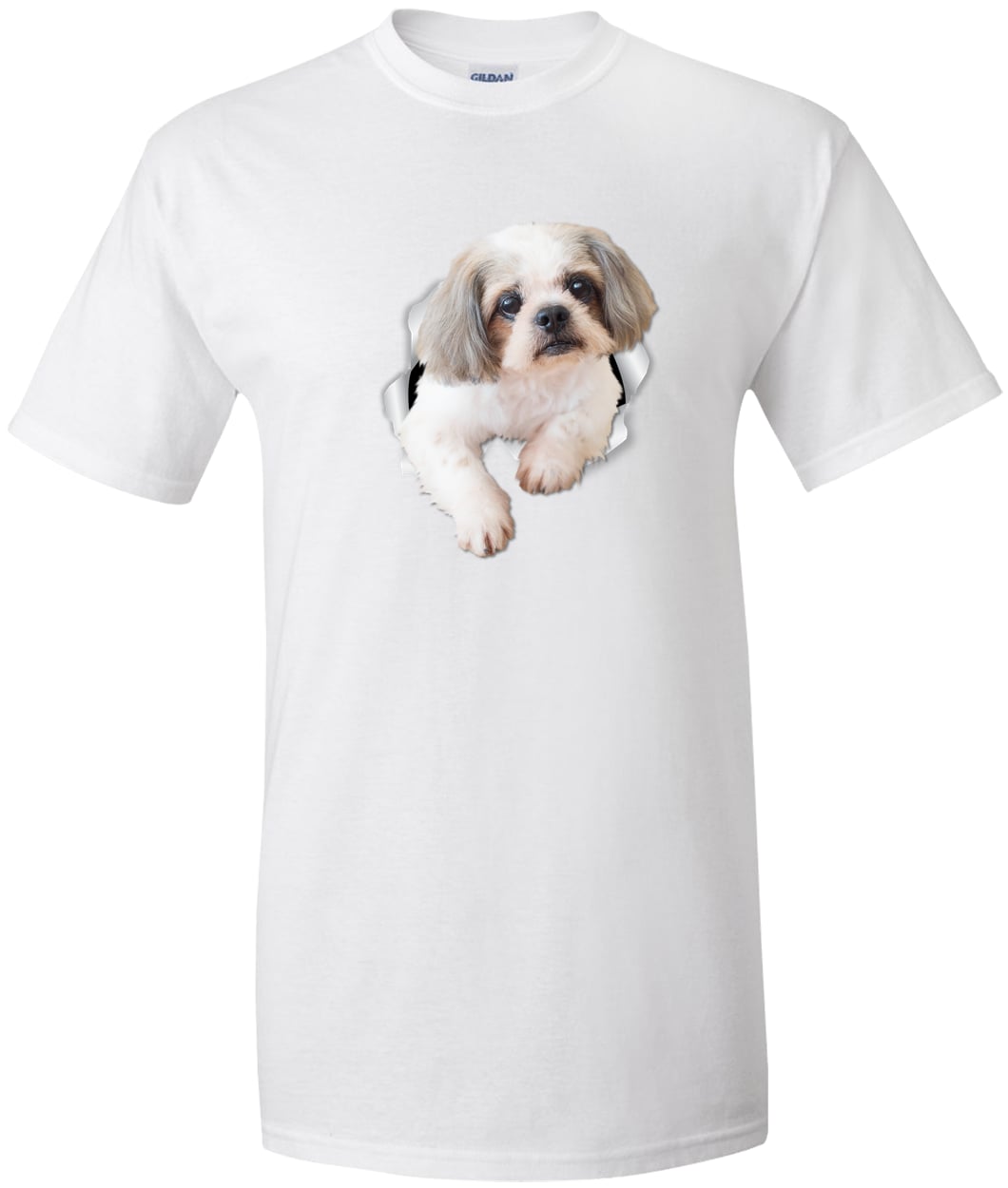 G200T Gildan Mens Tall Ultra Cotton Tee - White