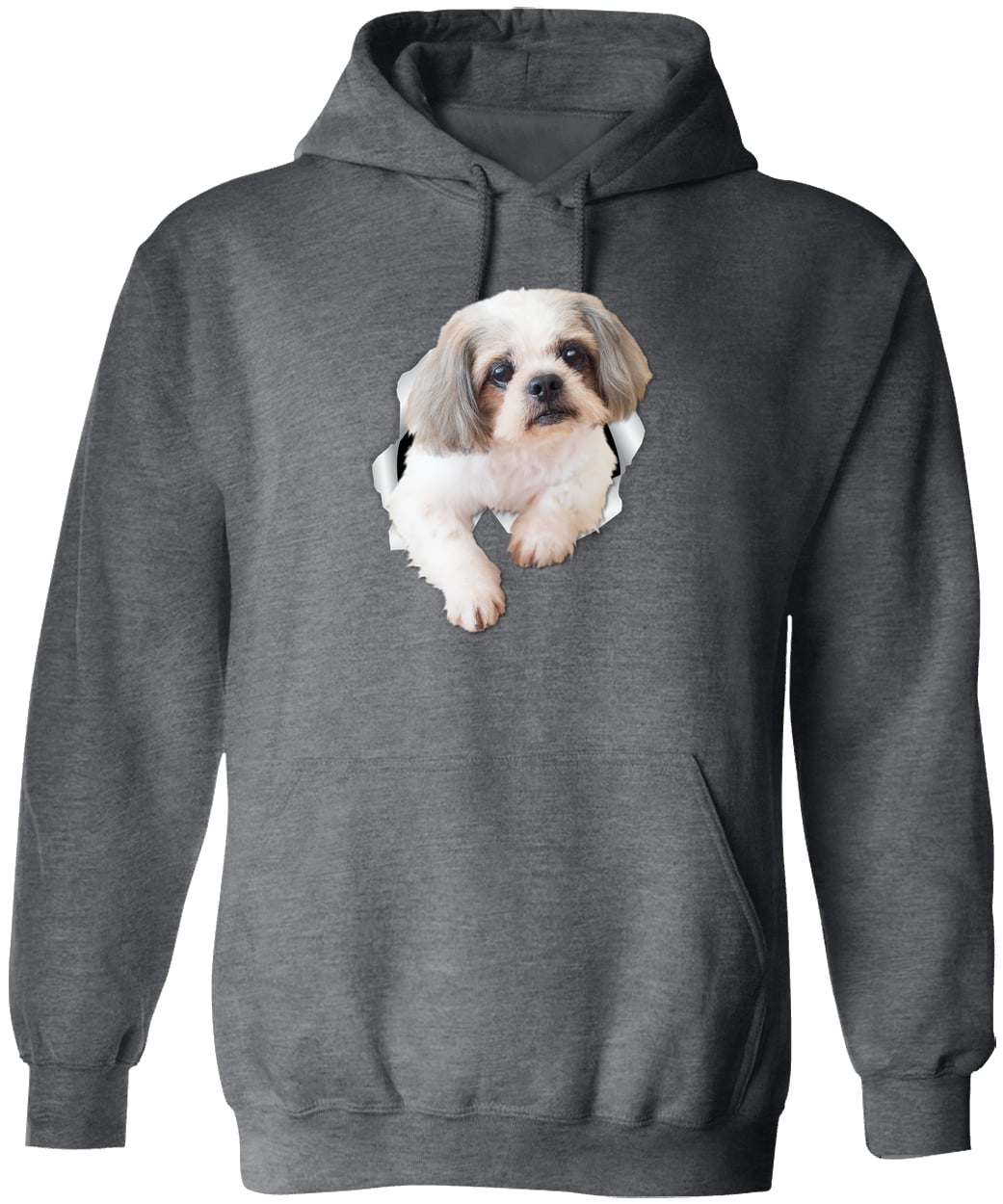 G185 Gildan Pullover Hoodie - Dark Heather