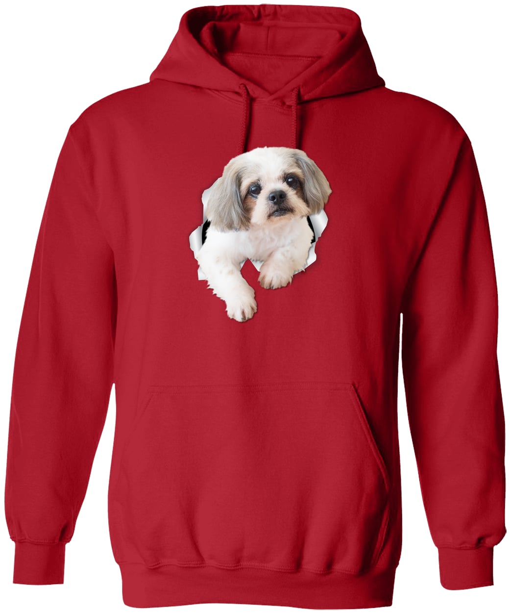 G185 Gildan Pullover Hoodie - Red